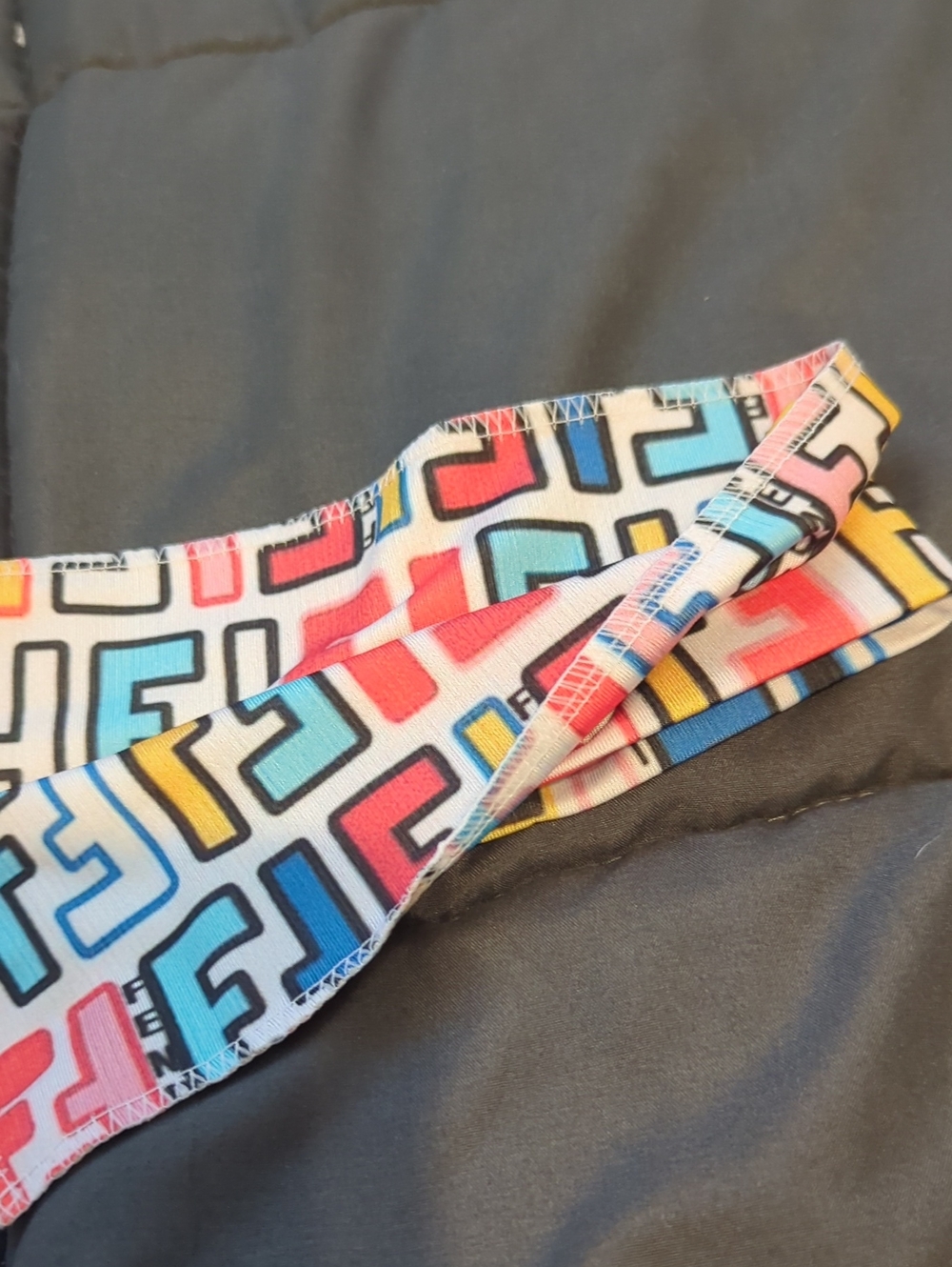 Fendi Fun Wrappy Multi Colored Twill Scarf - Picture 3 of 4